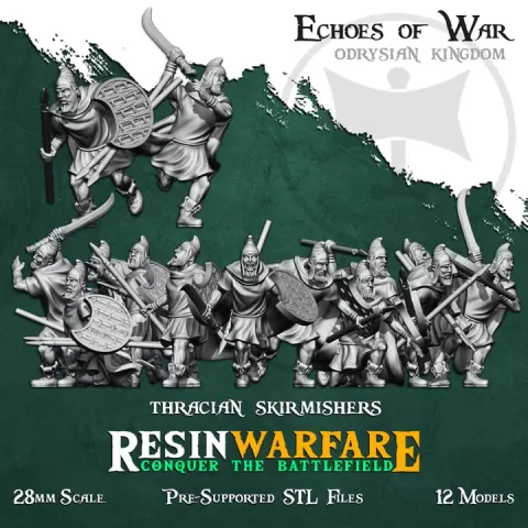 Thracian Skirmishers - Echoes of War: Aegean Lions by ResinWarfare