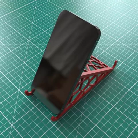 Voronoi Phone Holder