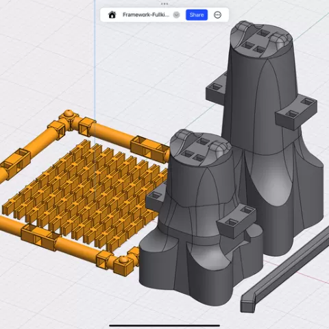 Framework-Modular Tabletop Game Board