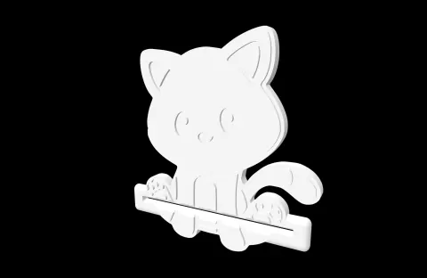 Farm Animals - Sitting Kitten - Toothpaste Squeezer v2 - studio WES