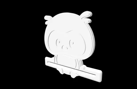 Farm Animals - Sitting Owl - Toothpaste Squeezer v2 - studio WES