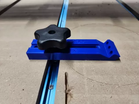T-Track Bottom for Low Profile Toe Clamp