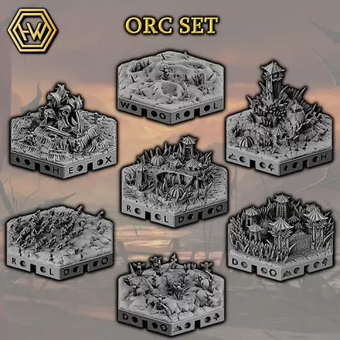 Orc Set by Hexworld