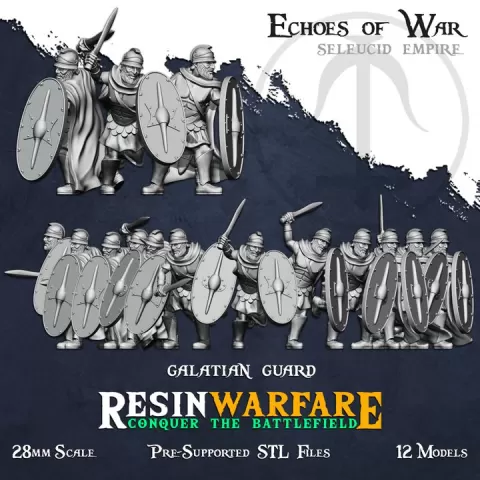 Galatian Guard - Echoes of War: Aegean Lions by ResinWarfare
