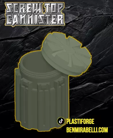 Screw Top Sci Fi Cannister.