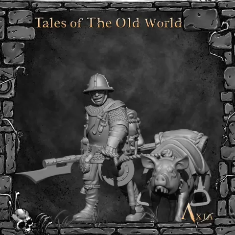 NAX015 YEOMAN PIG HANDLER by Axia - Tales of the Old World
