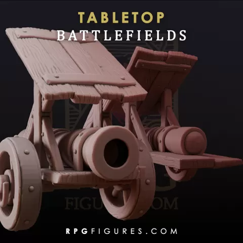 Tabletop Battlefields - Mobile Medieval Bomber by RPG Figures