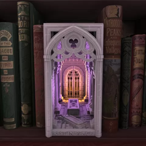 Crypt booknook by Crosslances