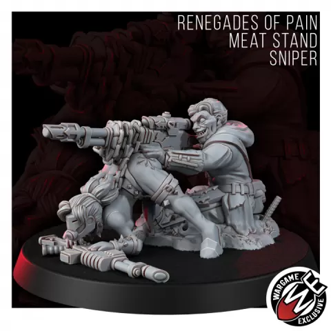 RENEGADES OF PAIN MEAT STAND SNIPER by Wargame Exclusive