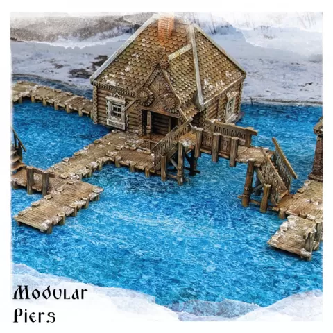 Modular Wooden Piers by Multiverse
