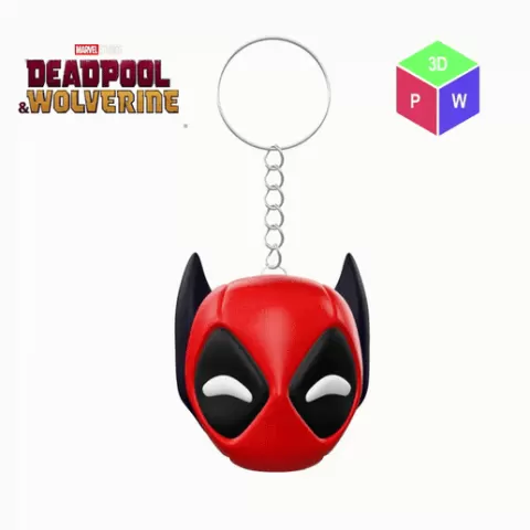 Deadpool & Wolverine Keychain