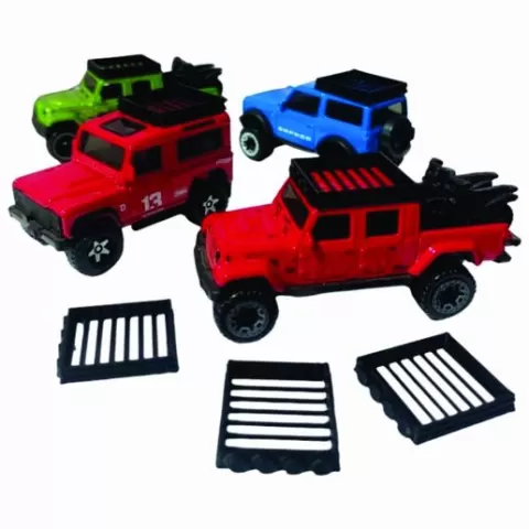 ROOF RACK LUGGAGE OFF ROAD CARS DEFENDER JEEP DIECAST 1/64