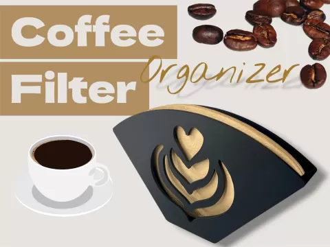 Kaffee Filter Organizer Aufbewahrung