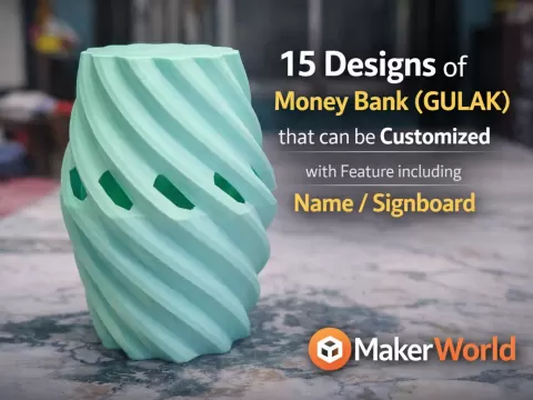 Gulak Ultimate Parametric Piggy Bank : No Support