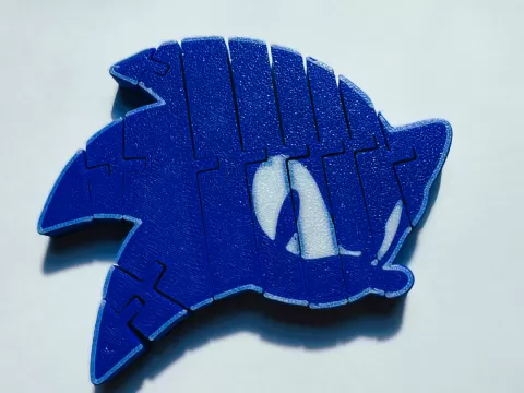 sonic flexible fidget toy