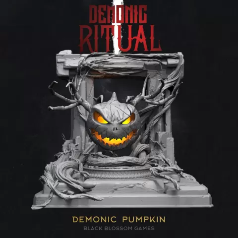 DEM010 Demonic Pumpkin :: Demonic Ritual I :: Black Blossom Games by Black Blossom Games