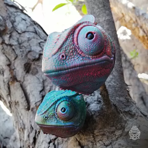 Wall Chameleon by PipeCox