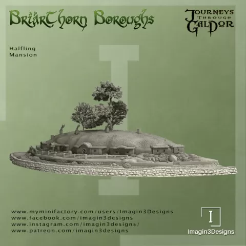Halfling Mansion by Imagin3Designs