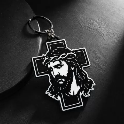 Jesus keychain
