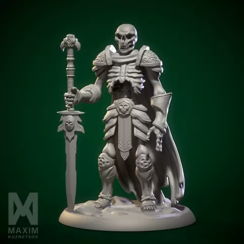 Skeleton-warrior by Maxim