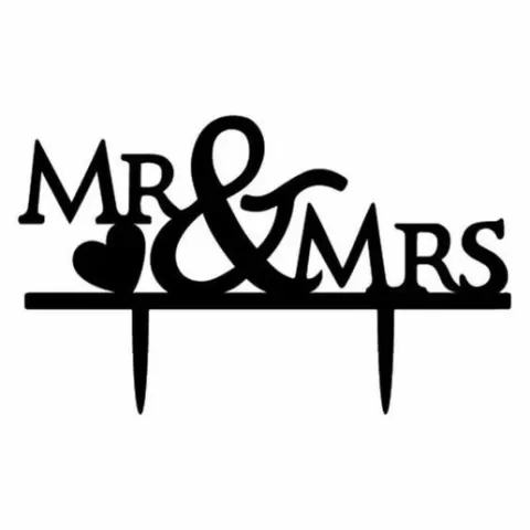 Cake topper Wedding