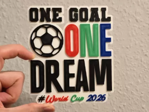 World Cup 26 One Goal One Dream Logo