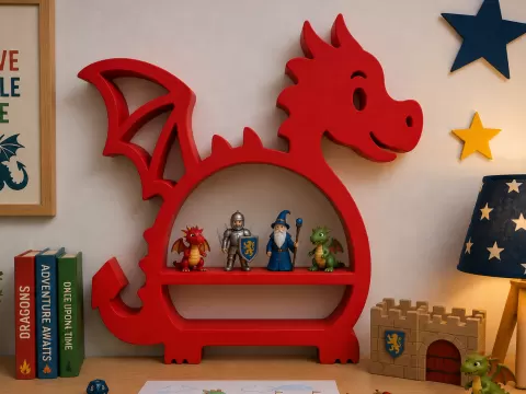 Dragon Kids Wall / Table Shelf
