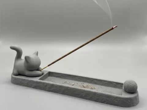 Cute Cat Incense Holder