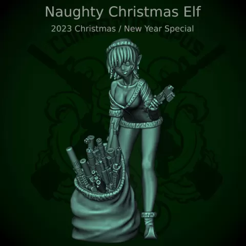 Naughty Christmas elf - 2023 Christmas/New Year special by CombatOctopus Miniatures