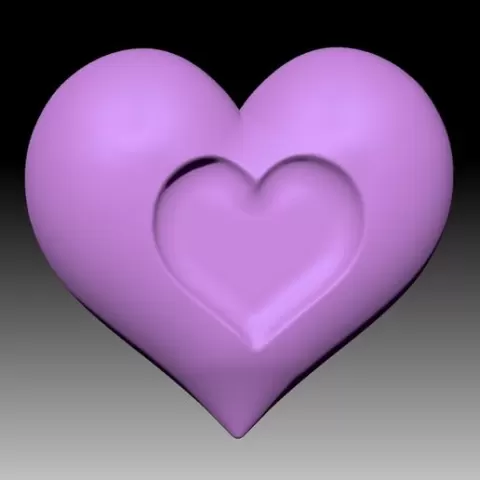3D HEART WITH HOLE SOLID SHAMPOO
