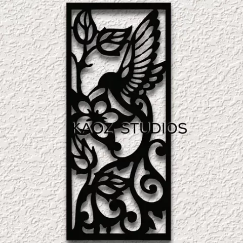 hummingbird wall art humming bird wall decor birds and flowers decoration garden