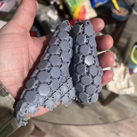 Nasa Hex Fabric - Woodrell Version