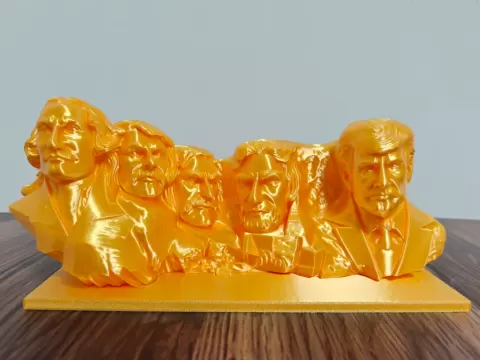 总统山-特朗普 - Trump on Mount Rushmore