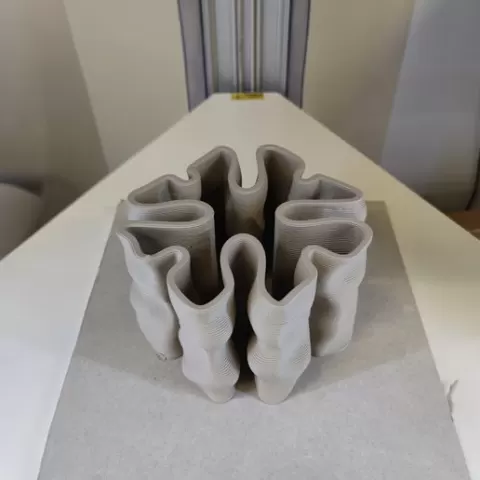 Walnut Vase
