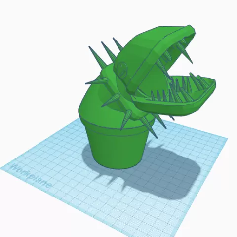 Eating Plant Trash Can