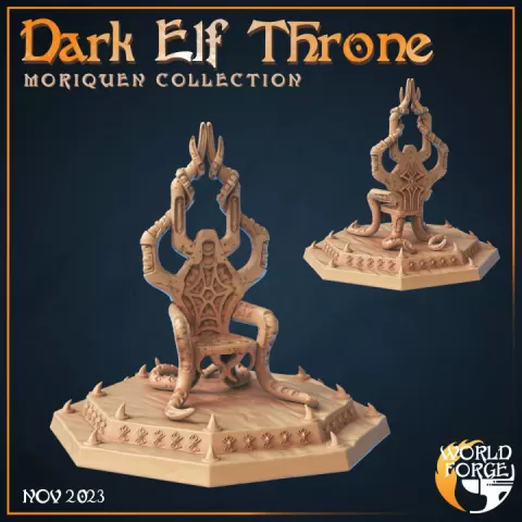 Dark Elf Throne by Embernell Studio