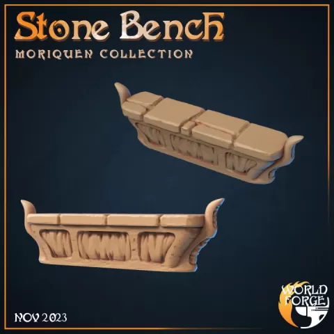 Stone Bench by Embernell Studio