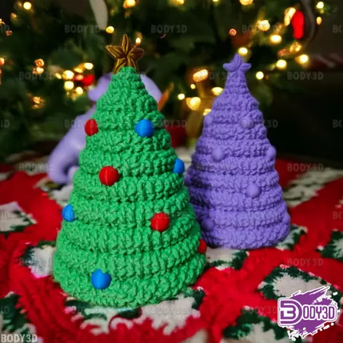 Crocheted Christmas Tree by BODY3D