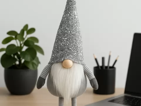 Elegant Desk Gnome - MakeItCute