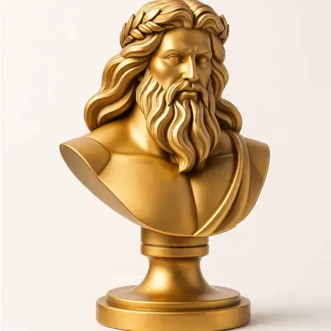 Zeus Bust STL File