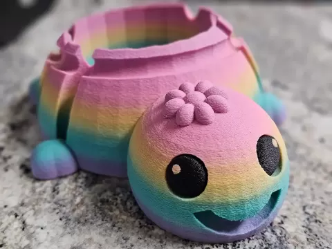 Cute Turtle Planter 3mf