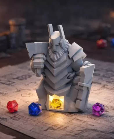 Dwarf Statue Dice Tower