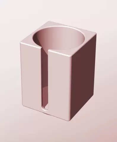 CS68-100-S Stackable slotted bin box module for creative decor