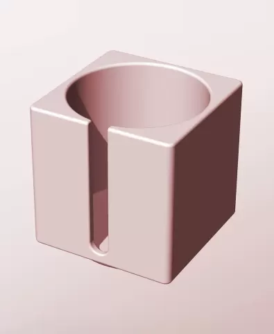 CS68-75-S Stackable slotted component box for creative makers