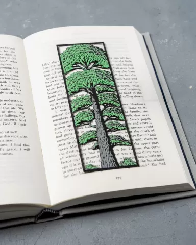 Pine Tree Bookmark