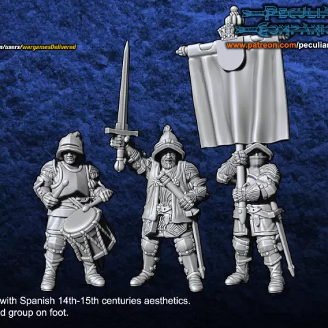 Spanish Foot Command by Ludus Bellum