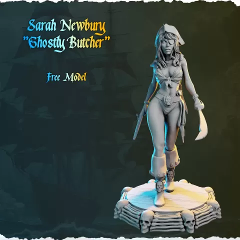 Sarah Newbury from Ladies of the Sea (Pirates) by Black Bird Miniatures
