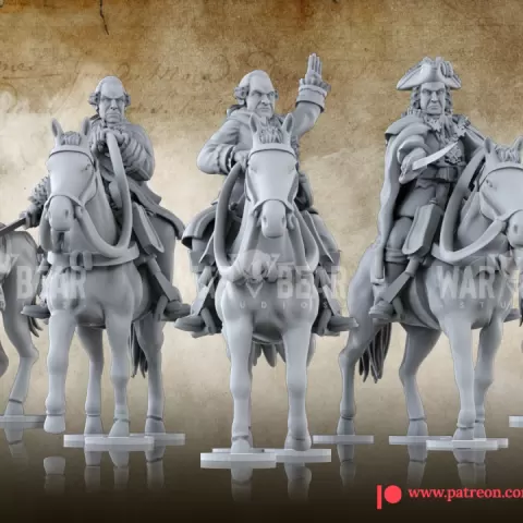 SYW Russian High Command by BattleCat Miniatures