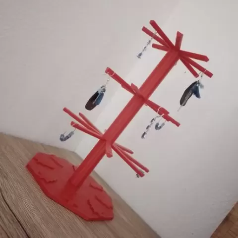 rotating earring holder