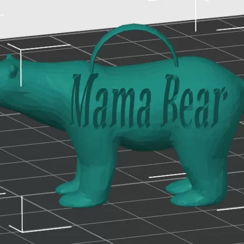 Mama Bear Keychain